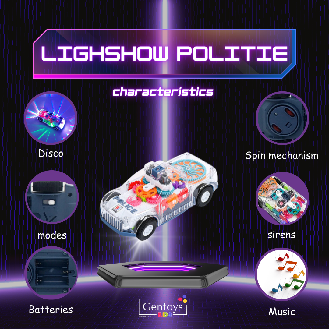 Lightshow Police Car™ - Toy car with light and sound