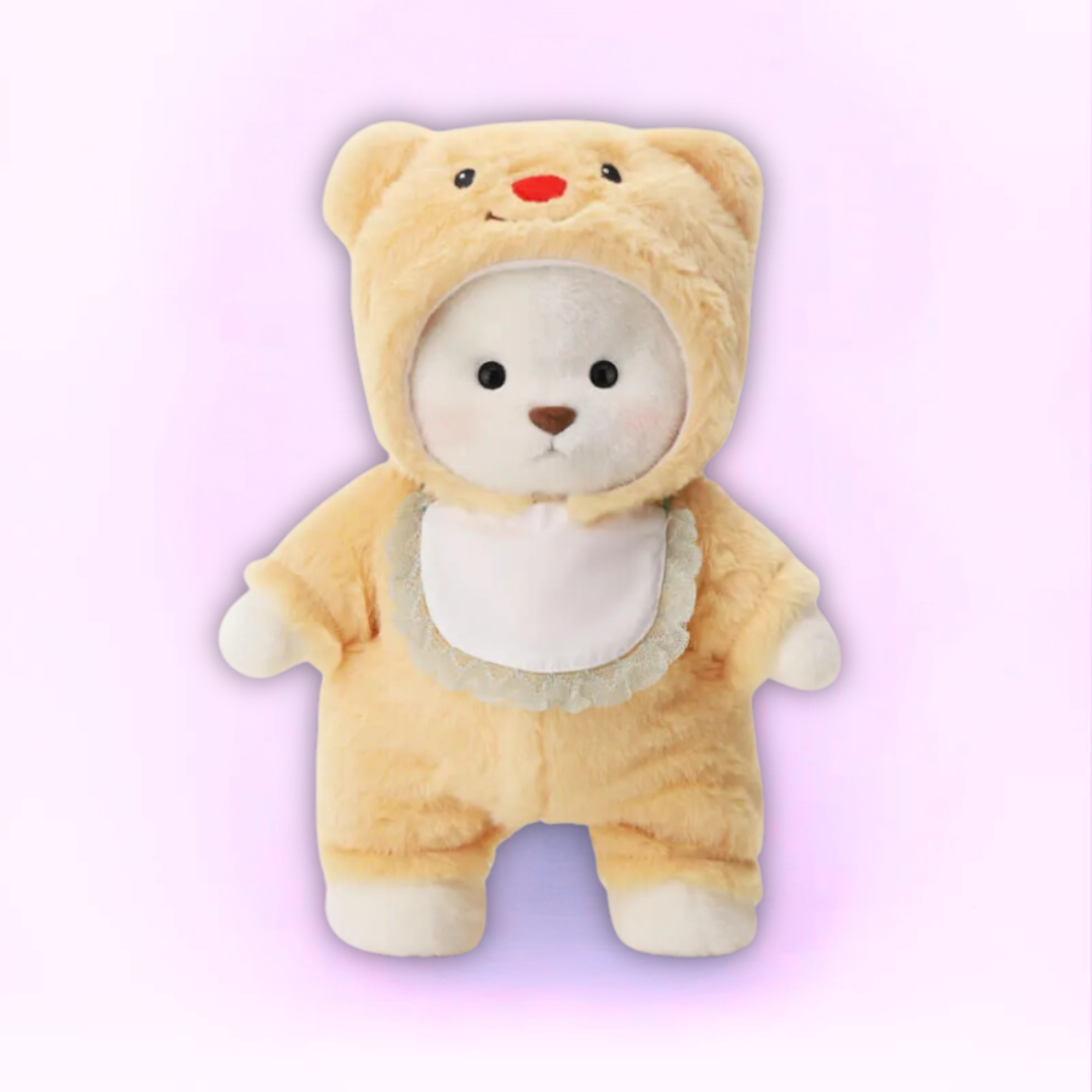 Doodoo BearBuddy™ - Fluffy teddy bear - Cuddly toy with outfit