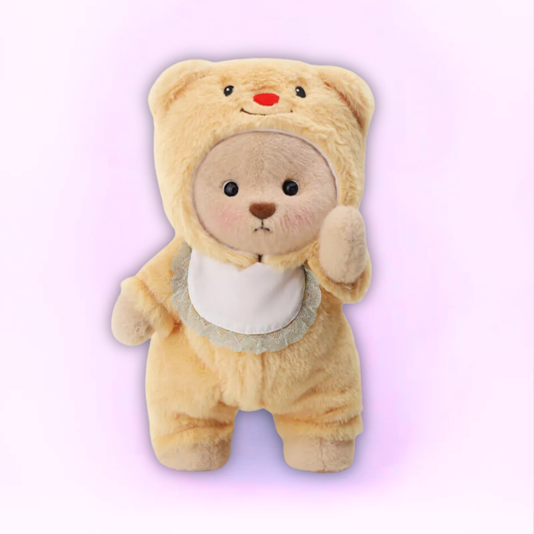 Doodoo BearBuddy™ - Fluffy teddy bear - Cuddly toy with outfit