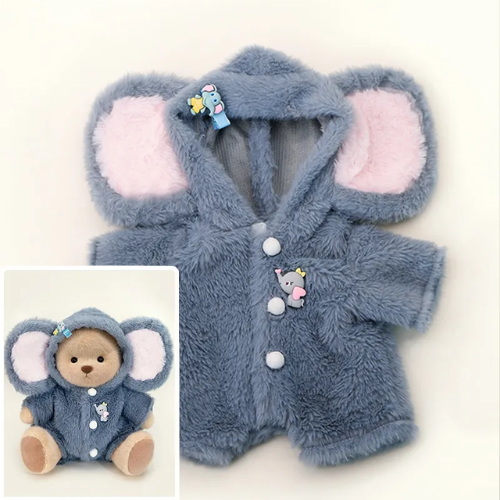 Doodoo BearBuddy™ - Fluffy bamse - Knusende legetøj med outfit