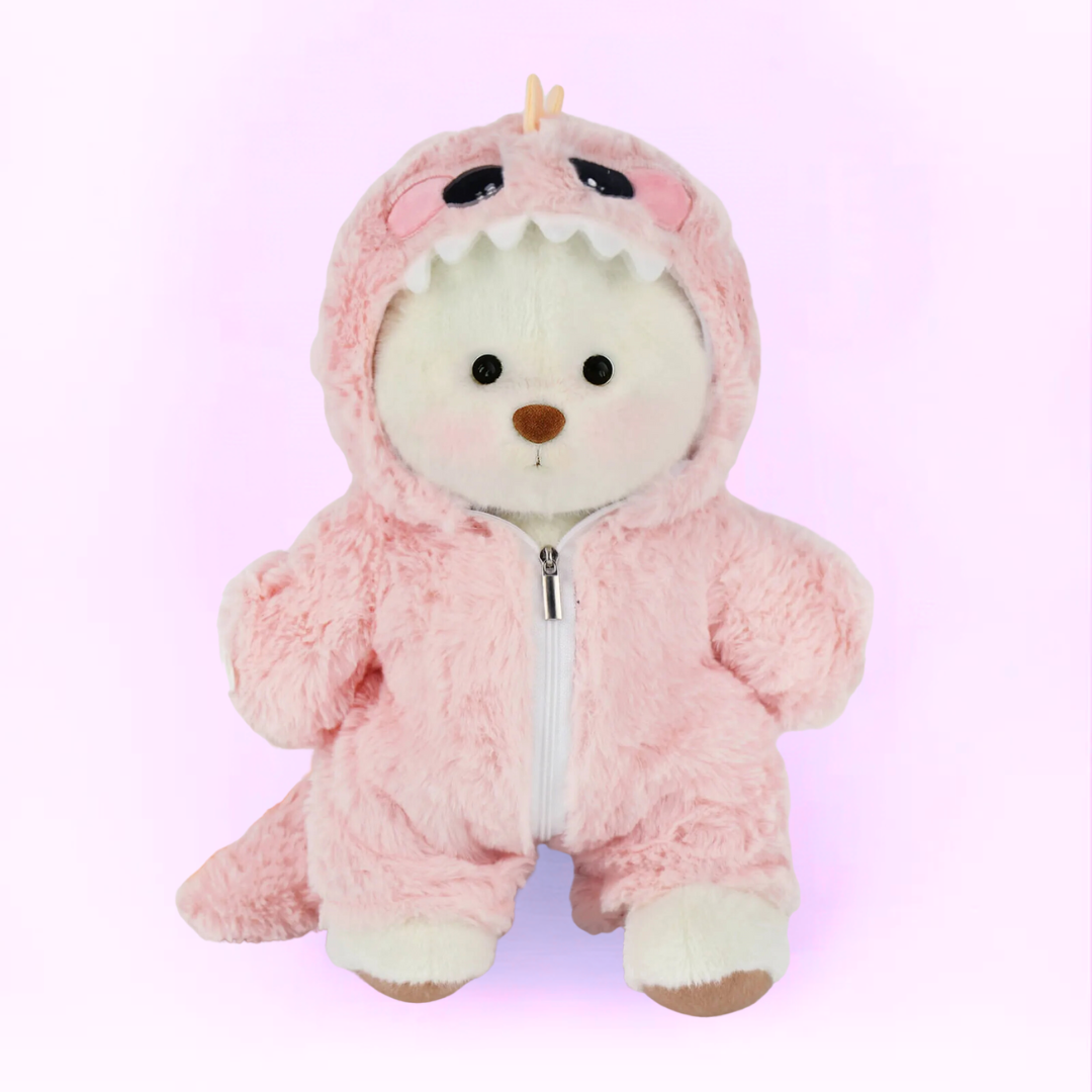 Doodoo BearBuddy™ - Fluffy bamse - Knusende legetøj med outfit