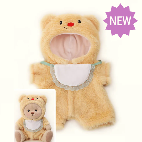 Doodoo BearBuddy™ - Fluffy bamse - Knusende legetøj med outfit