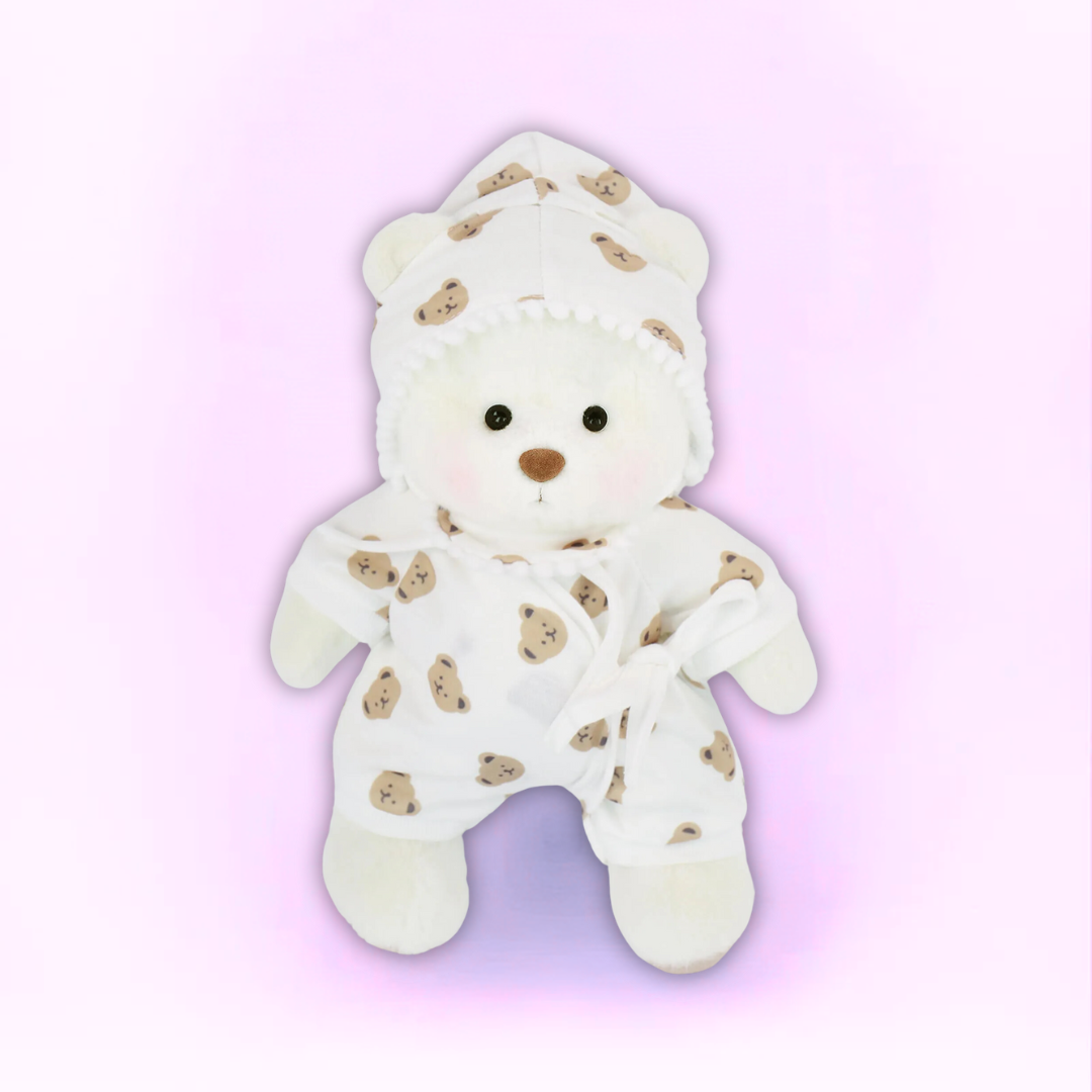 Doodoo BearBuddy™ - Fluffy bamse - Knusende legetøj med outfit