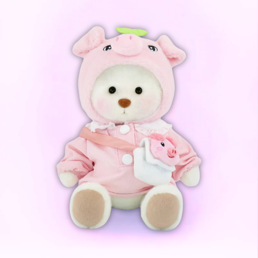 Doodoo BearBuddy™ - Fluffy teddy bear - Cuddly toy with outfit