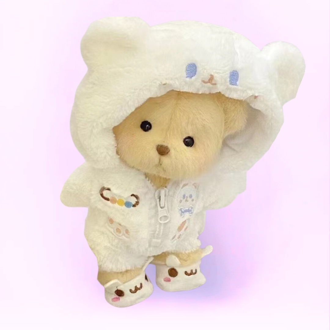 Doodoo BearBuddy™ - Fluffy bamse - Knusende legetøj med outfit