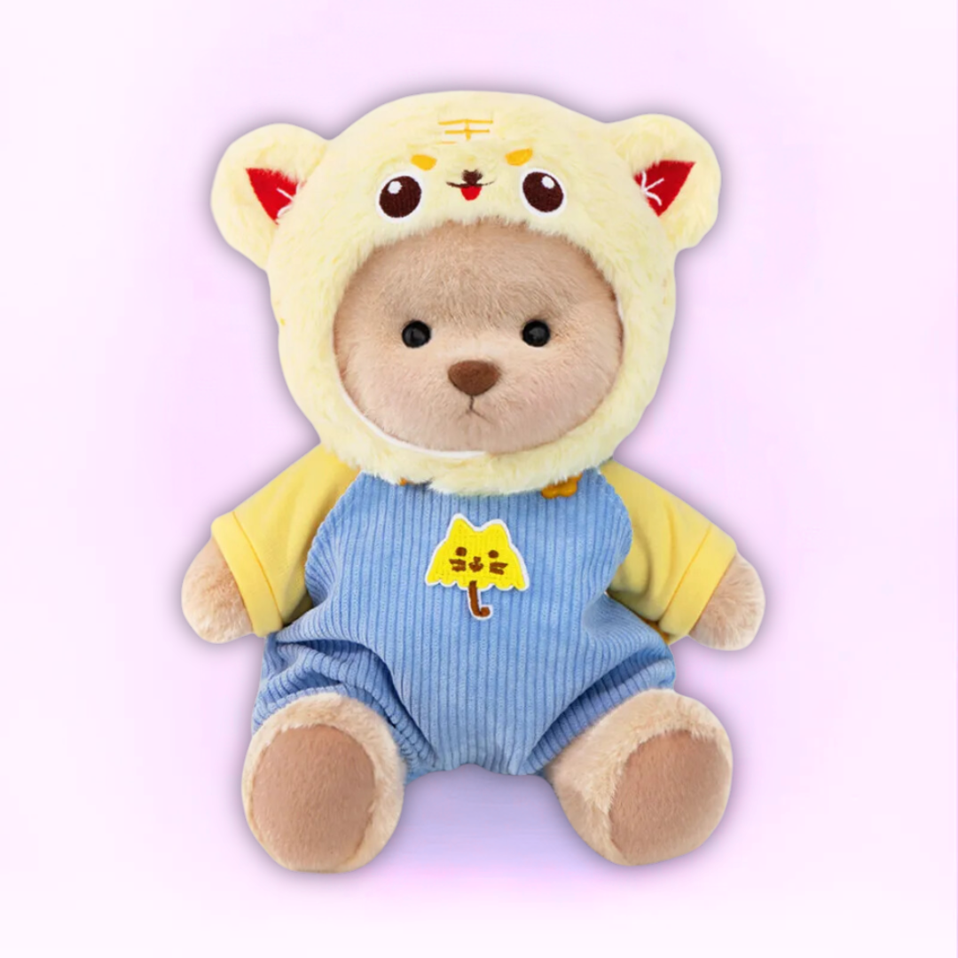 Doodoo BearBuddy™ - Fluffy teddy bear - Cuddly toy with outfit