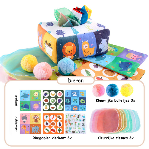 TissueTreasure Box™ - Magic tissue toy box - Multifunctional toy 