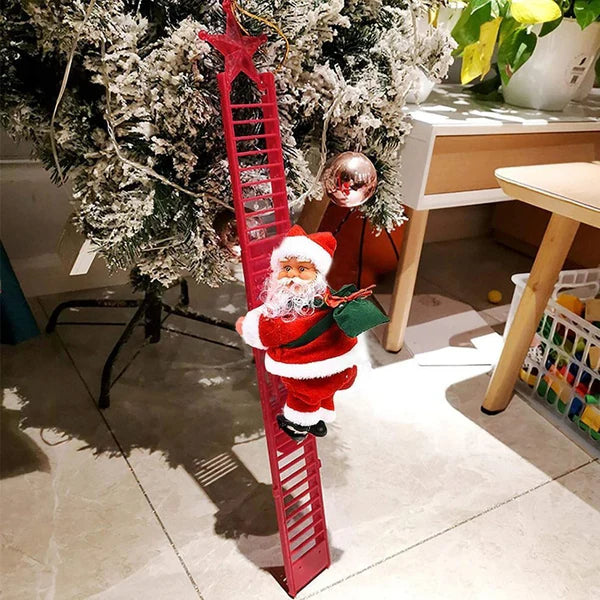 Climbing Santa  | Muzikale klimmende kerstman  | Leuk en Festief Decor