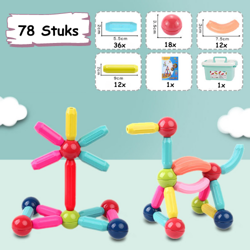 Magnetic Sticks™ - construction toys - Magnetic construction sticks 