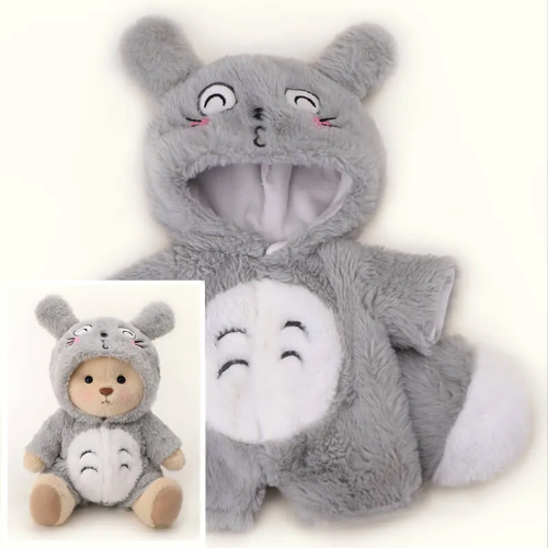 Chinchilla BearBuddy™ - cuddly toy with ouffit