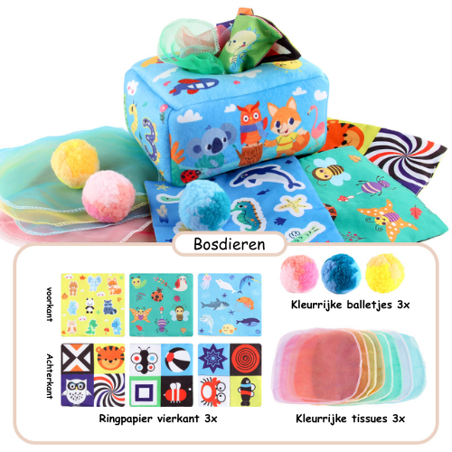 TissueTreasure Box™ - Magic tissue toy box - Multifunctional toy 