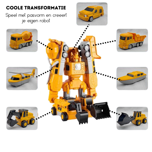 Magnetic Transform Robot™ - Make the coolest creations! - Magnetic building toys 