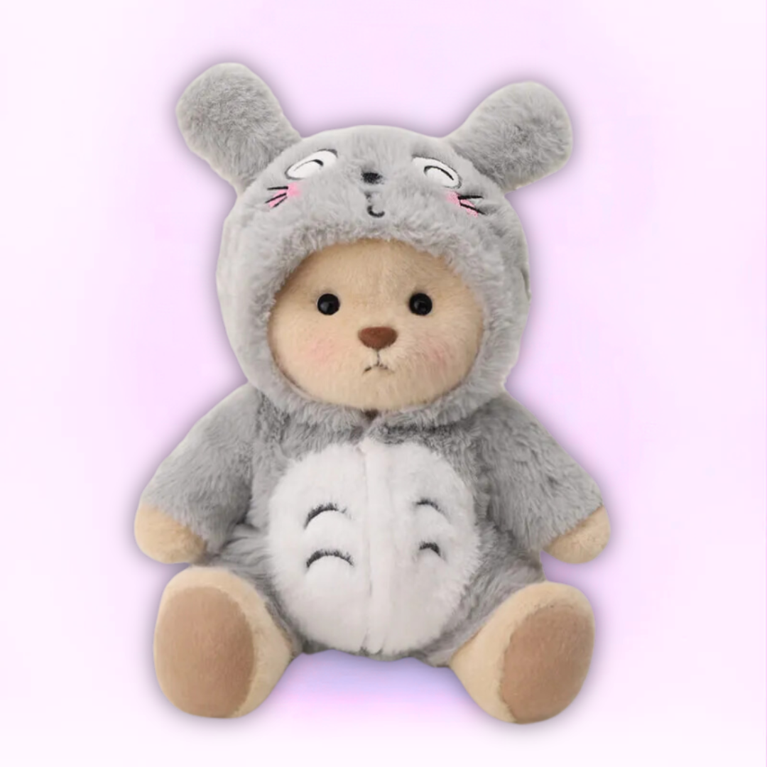 Doodoo BearBuddy™ - Fluffy bamse - Knusende legetøj med outfit