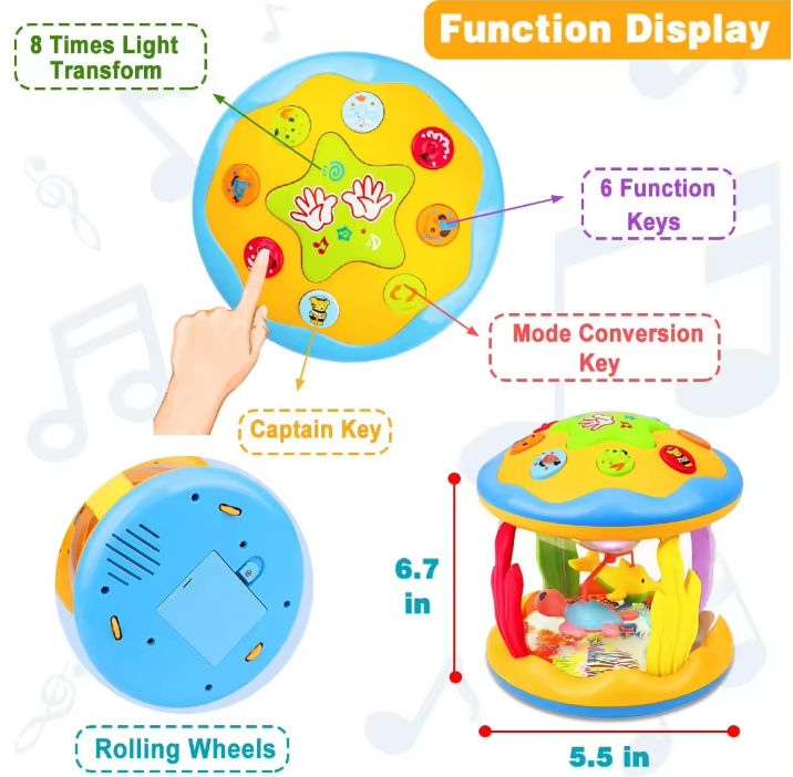 LightTune Projector™ - Light-up music projector 